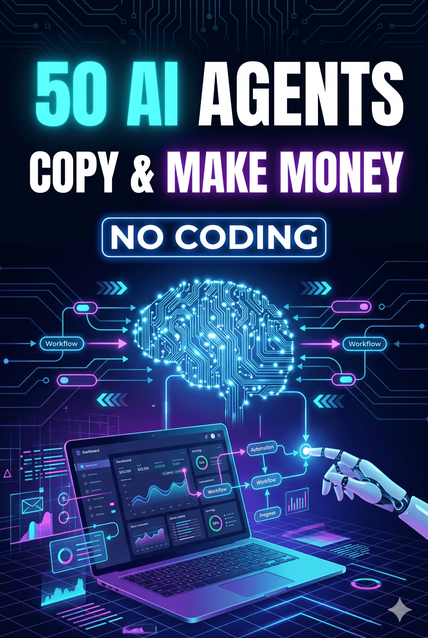 50 AI Agents You Can Copy in 2026 (No Code + Make Money)