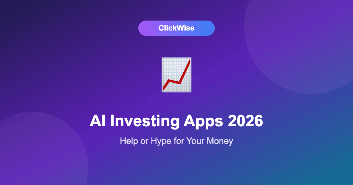 AI Investing Apps in 2026: Mostly Hype, Occasionally Useful. Here's the Split.