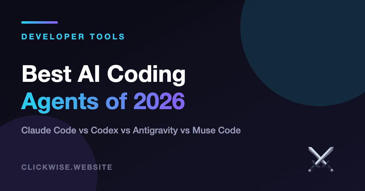 Best AI Coding Agents in 2026: Claude Code vs Codex vs Antigravity vs Muse Code
