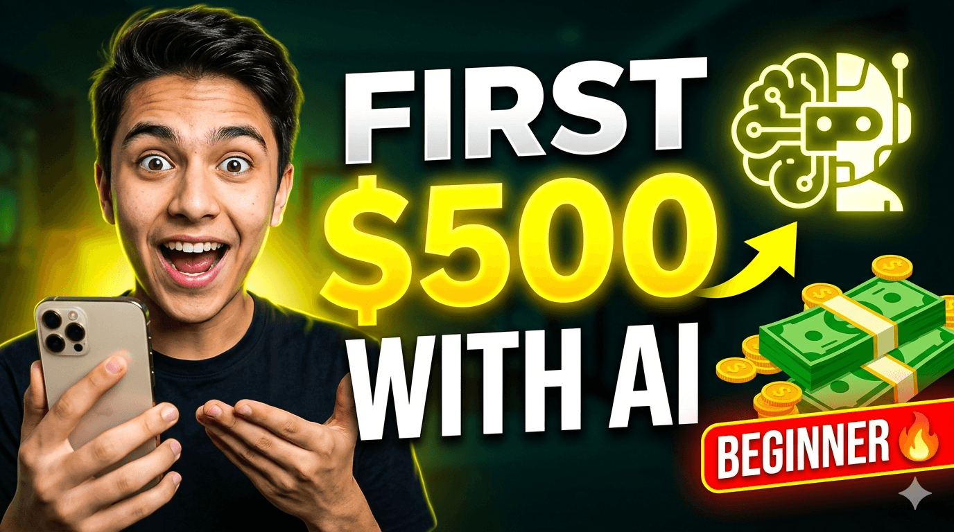 How to Make Your First $500 Online Using AI (Step-by-Step)