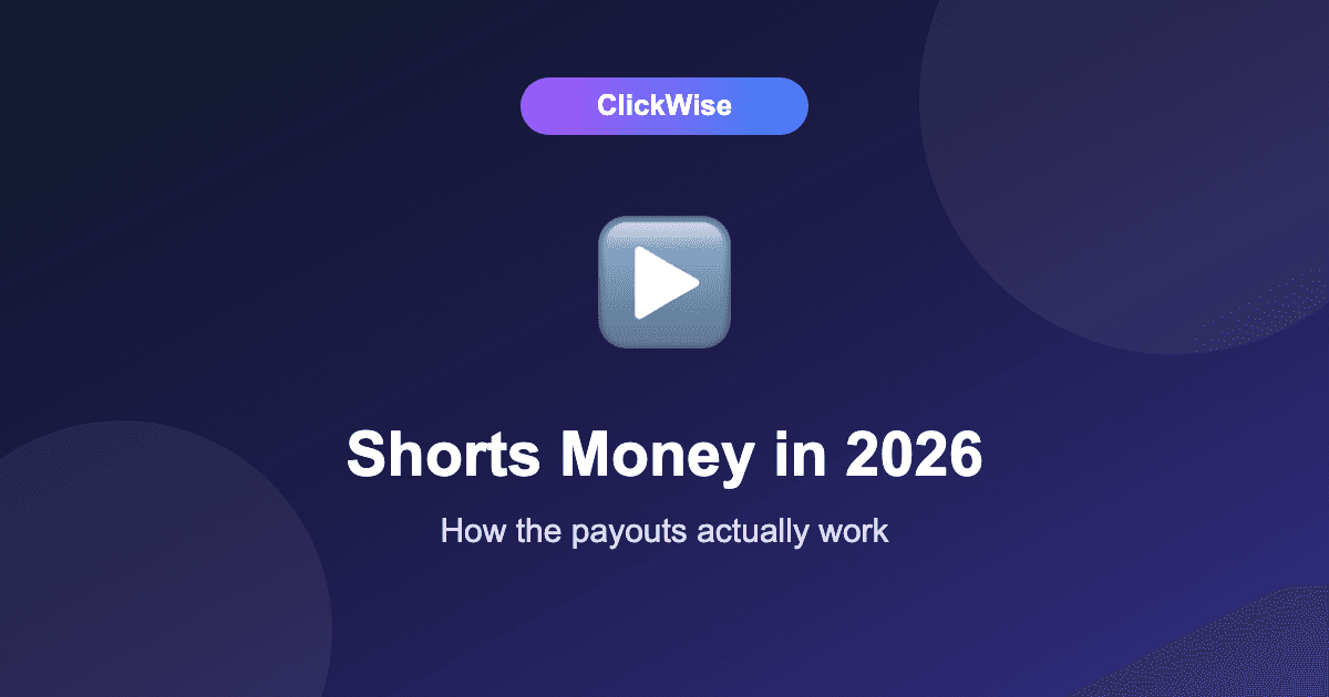 YouTube Shorts Monetization in 2026: How the Money Actually Works