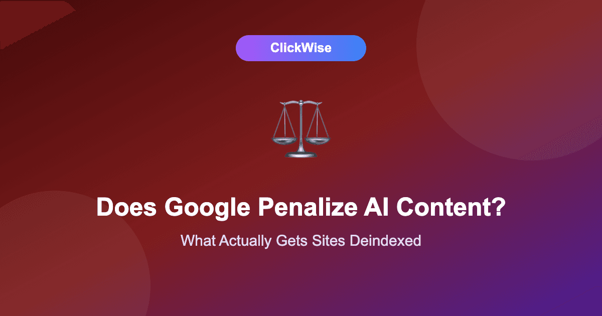 Does Google Penalize AI Content in 2026? (What Actually Gets Sites Deindexed)