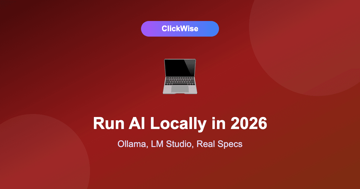 How to Run AI Models Locally in 2026 (And When You Honestly Shouldn't)