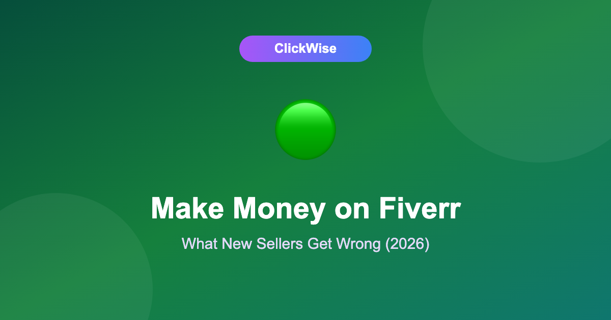 How to make money on Fiverr in 2026 as a new seller